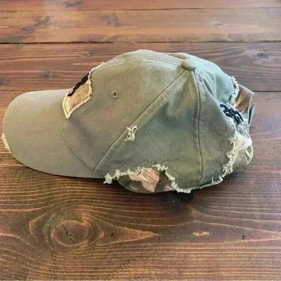 Browning Hunting Distressed Adjustable Hat Camouflage Gorpcore Outdoors OS - Picture 5 of 5